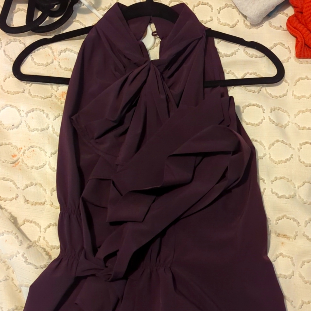AARYN K. (M) EGGPLANT COLOR BLOUSE
